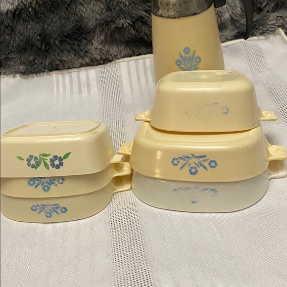 Vintage Cornflower Corning-ware Kids Cookware Set - Picture 13 of 16